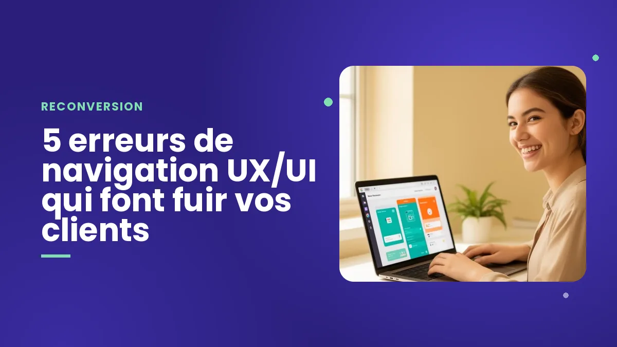 5 erreurs de navigation UX/UI qui font fuir vos clients